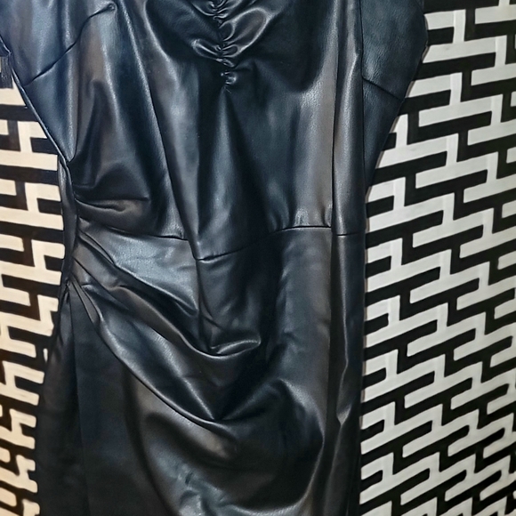 Zara Black Slip Bodycon Mini Dress - Picture 4 of 4